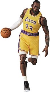 MEDICOM TOY MAFEX *27 Ribron James 洛杉矶 Recers 全高约185毫米 已涂装 可动手办