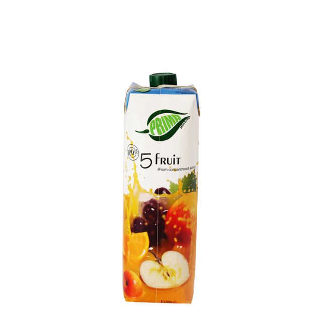PRIMA 普瑞达 塞浦路斯进口 100%纯果汁 1L×4瓶 苹果橙菠萝混合汁饮料