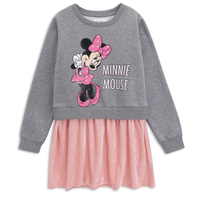 Gap 盖璞 女童米妮长袖连衣裙 528229 灰色 140cm