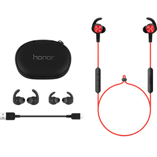 Honor 荣耀 xSport 入耳式颈挂式蓝牙耳机 魅焰红