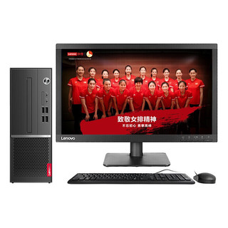 Lenovo 联想 扬天 M4000q 十代酷睿版 19.5英寸 商用台式机 黑色 (酷睿i3-10100、核芯显卡、8GB、1TB HDD、风冷)