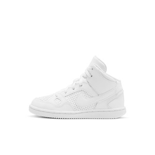 NIKE 耐克 SON OF FORCE MID (PS) 儿童运动板鞋 615161 白色 28码