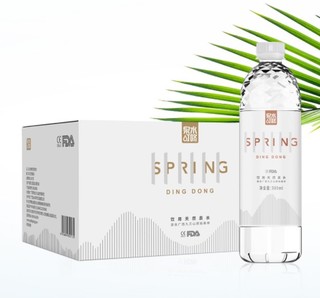 SPRING DINGDONG 泉水叮咚 饮用天然山泉水  500ml*24瓶