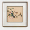 艺术家的礼物 林椿名作 花鸟系列《果熟来禽图》55*55cm 绢本设色