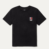 VANS 范斯 UPSTEER SS TEE 中性运动T恤 VN0A4P4GBLK 黑色