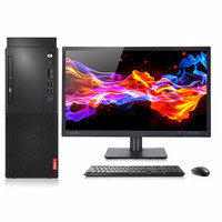 Lenovo 联想 启天 M428 九代酷睿版 19.5英寸 商用台式机 黑色 (酷睿i5-9500、核芯显卡、8GB、256GB SSD+1TB HDD、风冷)