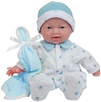 JC Toys La Baby Boutique 11英寸蓝色柔软洋娃娃（适合12个月以上）