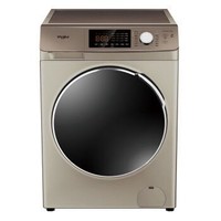 惠而浦10kg洗烘一体机全自动变频滚筒洗衣机烘干机家用臭氧空气洗除菌螨EWDC405220OG金