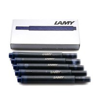 LAMY 凌美 钢笔墨囊笔芯墨水 T10一次性墨水芯 1盒5支 蓝黑色 *9件