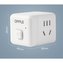 OPPLE 欧普照明 魔方桌面插座 2面5孔 （带开关）