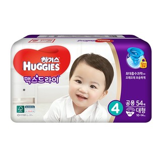 HUGGIES 好奇 超干爽系列 通用纸尿裤 L54片 *3件