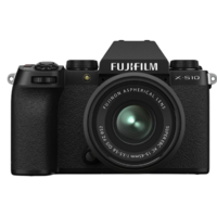 Fuji 富士 FUJIFILM）X-S10 微单相机 15-45mm套机 2610万像素 五轴防抖 翻转屏 漂白模式