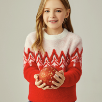 Annil 安奈儿 女童秋冬保暖针织衫