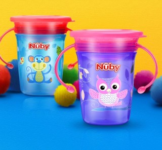 Nuby 努比 10410 tritan360°婴儿魔术杯