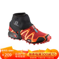 萨洛蒙（Salomon）户外跑步运动舒适防沙护踝 越野徒步装备 TRAIL GAITERS LOW 黑色 329166 M *2件