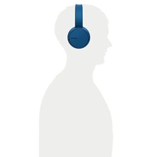 SONY 索尼 MDR-ZX220BT 耳罩式头戴式蓝牙耳机 蓝色