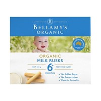 历史低价、88VIP：BELLAMY'S 贝拉米 有机磨牙饼干 100g 3盒装