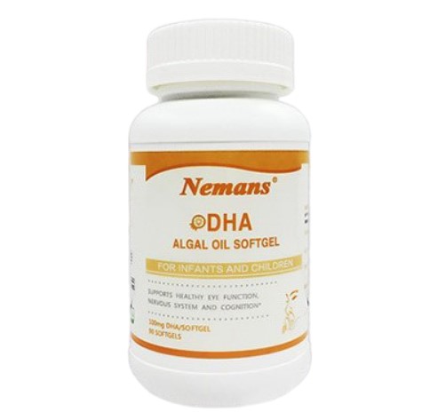 nemans 纽曼思(原名纽曼斯) 海藻油dha儿童型 0.44克*90粒/瓶 *3件