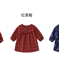 Annil 安奈儿 女童秋冬洋气连衣裙