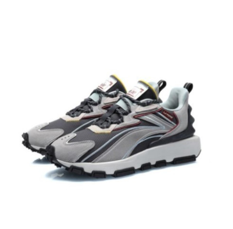 li-ning 李宁 烛龙系列 男士休闲运动鞋 agcq335-1 冷檀黑/微晶灰 42