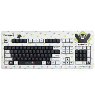 樱桃（Cherry）G80-3000 熊本熊限定版 官方正版授权 定制键盘 游戏办公机械键盘 定制键盘 白色款 茶轴