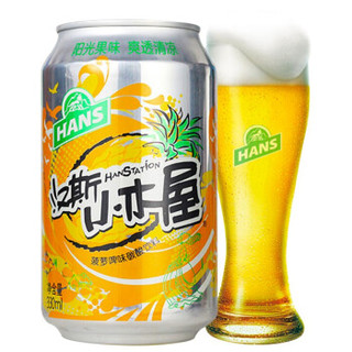 汉斯小木屋菠萝啤330ml*6*4听碳酸饮料罐饮 *3件