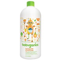 甘尼克宝贝(BabyGanics) 泡沫型奶瓶餐具清洁剂补充装（柑橘）946ml