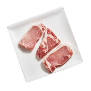 PALES 帕尔司 美国猪通脊  带膘猪里脊肉 1kg *3件