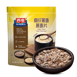 SEAMILD 西麦 高纤黑麦燕麦片 450g *9件