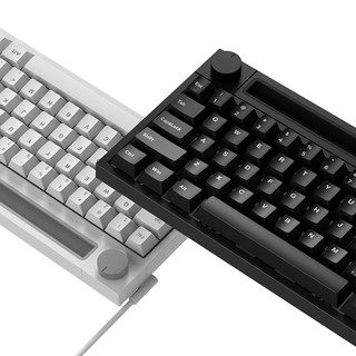 AJAZZ 黑爵 K620T 62键 双模机械键盘 黑色 FIRSTBLOOD兰轴 RGB