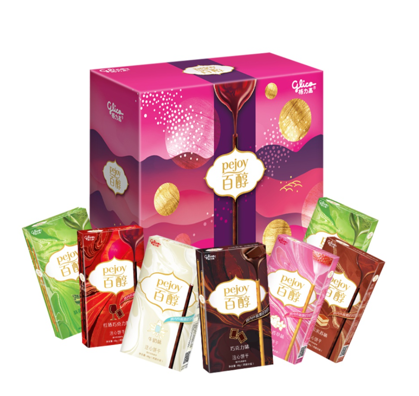 glico格力高百醇醇美星赏礼盒48g盒