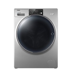 海尔(Haier) 10公斤滚筒洗衣机免熨级护衣海尔洗衣机FAW10HD996LSU1圣多斯银