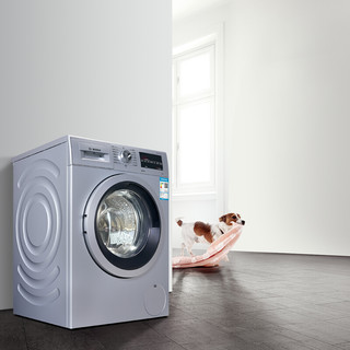BOSCH 博世 静效系列 XQG100-WAP242682W 滚筒洗衣机 10kg 银色