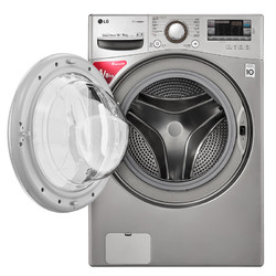 LG 乐金 韩国原装进口 14KG大容量蒸汽洗 DD变频滚筒洗烘一体洗衣机  智能烘干 钛晶银 WD-RH052D7S