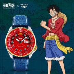 机械手表 Seiko 精工one Piece 联名款路飞srpf62k1 机械男表多少钱 什么值得买