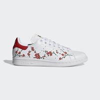 adidas Originals STAN SMITH W 女士休闲运动鞋 EG2863 亮白/浅猩红 37