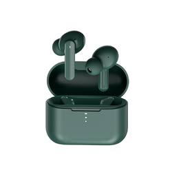 QCY T10 真无线蓝牙耳机 双动铁入耳式APP智控 4麦降噪 双耳快充 手机通用 森绿