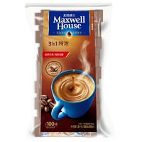 Maxwell House   麦斯威尔  三合一速溶咖啡 3in1特浓   13g*100条 *3件