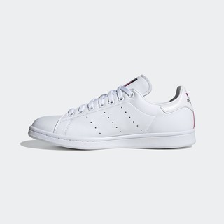 adidas Originals Stan Smith 中性休闲运动鞋 FX3517 白黑/蓝粉 42