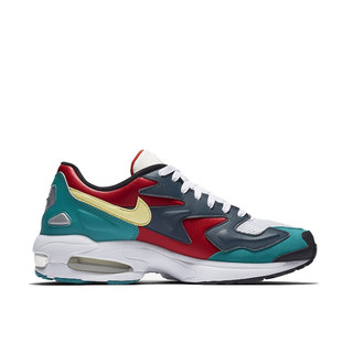 NIKE 耐克 Air Max 2 Light 男士休闲运动鞋 BV1359-600 红蓝黄 37.5