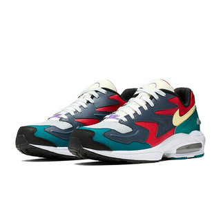 NIKE 耐克 Air Max 2 Light 男士休闲运动鞋 BV1359-600 红蓝黄 37.5