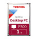  TOSHIBA 东芝 P300 机械硬盘 1TB　