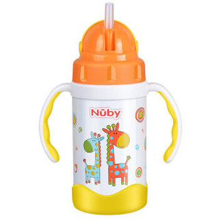 Nuby 努比 不锈钢真空保温吸管杯 280ml *4件