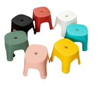 福人吉利 塑料小凳子 儿童款 21.5*19.5cm 颜色随机