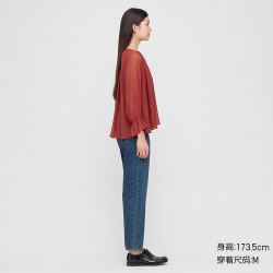优衣库女装 优衣库女装雪纺上衣 七分袖 优衣库云朵衫 Uniqlo多少钱 什么值得买