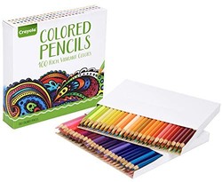 Crayola 亚马逊 彩色铅笔 100份  Multi