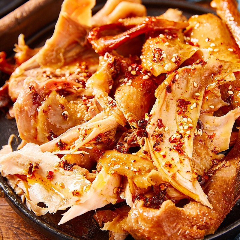 京东plus会员昊援天宇米朵德州特产香辣麻油鸡500g3件