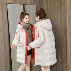 冬季棉服女新款ins加厚棉袄面包服bf韩版宽松中长款棉衣外套