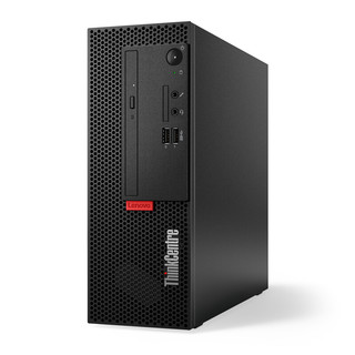 Lenovo 联想 ThinkCentre M720e 23.8英寸 商用台式机 黑色 (酷睿i5-9500、2G独显、8GB、128GB SSD+1TB HDD、风冷)