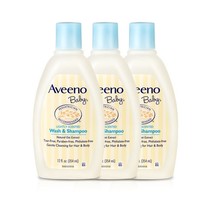 88VIP：Aveeno 艾惟诺 婴儿洗发沐浴露二合一354ml*3